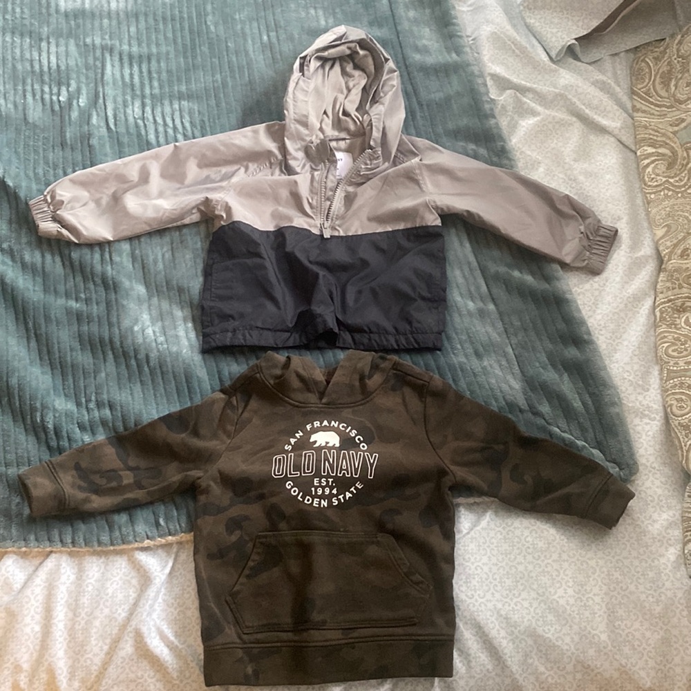 Baby/Toddler Hoodie & Windbreaker Bundle 18 - 24 Mo.